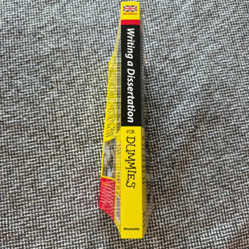 Writing a Dissertation For Dummies UK Edition Carrie Winstanley 9780470742709